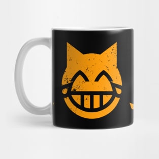 Tears of Joy Grunge Cat Emoji Mug
